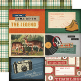 Simple Stories Rustic Legend 4X6 Elements 12x12 Patterned Paper