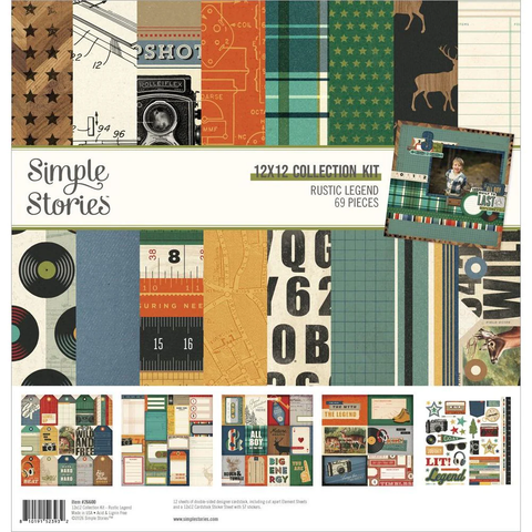 Simple Stories Rustic Legend 12x12 Collection Kit