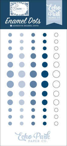 Echo Park Save The Date Enamel Dot Embellishments