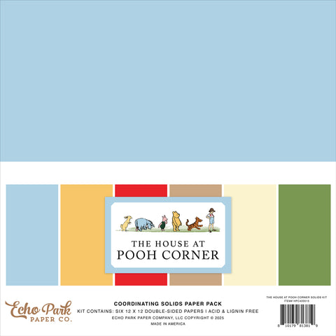 Echo Park The House at Pooh Corner Coordinating Solids Paper Pack