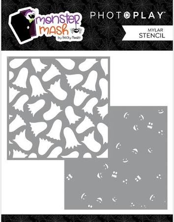 Photoplay Paper Monster Mash 2-Piece 6x6 Layered Stencil