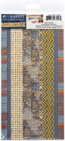 49 and Market Rust and Revs 2.0 Fabric Tape Set Embellishments