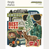 Simple Stories Rustic Legend Chipboard Pieces Embellishments