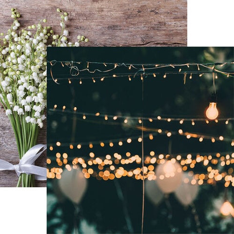 Reminisce Our Wedding Shining Bright Patterned Paper