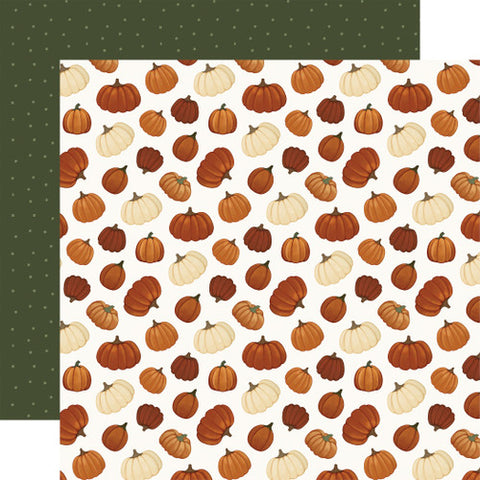 Carta Bella Americana My Pumpkin Picks 12x12 Patterned Paper