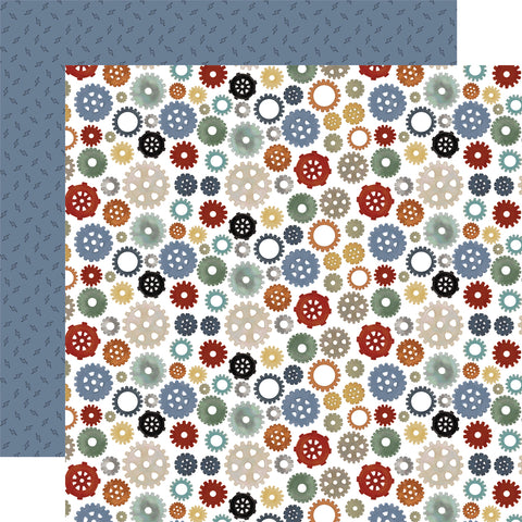 Carta Bella That's My Boy Gadgets and Gears 12x12 Patterned Paper