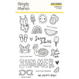 Simple Stories Sunkissed Photopolymer Stamp Set