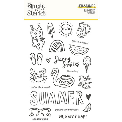 Simple Stories Sunkissed Photopolymer Stamp Set