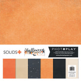 PhotoPlay Paper Halloween Junque Coordinating 12x12 Solids Paper Pack