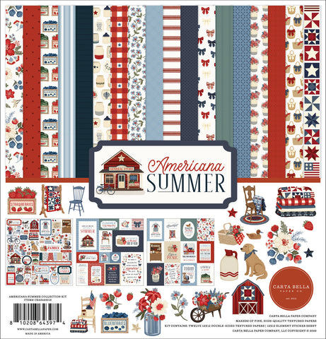 Carta Bella Americana Summer 12x12 Collection Kit