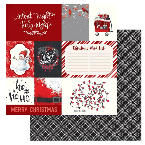 PhotoPlay Paper Christmas Cheer Deck The Halls 12x12 Patterned Paper