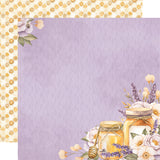 Simple Stories Simple Vintage Lavender Fields Beautiful Moments 12x12 Patterned Paper