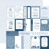 Echo Park Save The Date Multi Journaling Cards 12x12 Patterned Paper