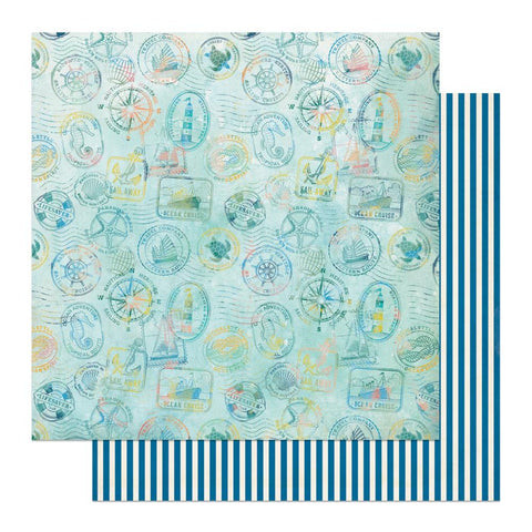 PhotoPlay Paper Anchors Aweigh Portside Patterned Paper