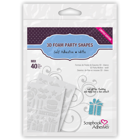 Scrapbook Adhesives 3D Foam Party Shapes