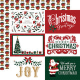 Echo Park Santa Claus 6x4 Journaling Cards 12x12 Patterned Paper
