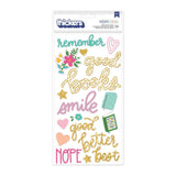 American Crafts Thickers Shimelle Reasons to Smile Phrase Stickers