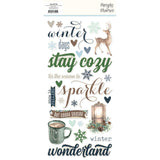 Simple Stories Simple Vintage Fresh Snow Foam Stickers Embellishments