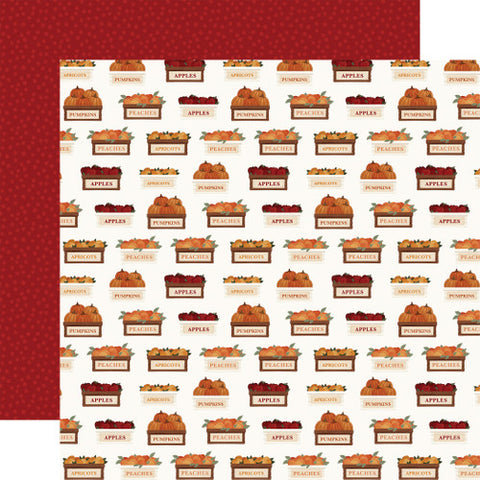 Carta Bella Americana Fall Farm Harvest 12x12 Patterned Paper