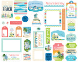 Carta Bella Beach Town Frames & Tags Embellishments