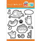 Photoplay Paper Meow Etched Metal Die Set