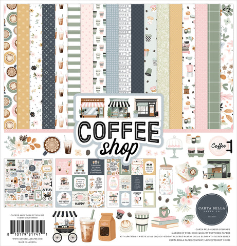 Carta Bella Coffee Shop 12x12 Collection Kit