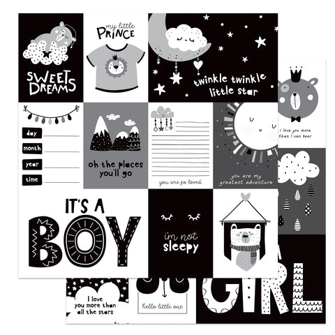 PhotoPlay Paper Little One Sweat Dreams 12x12 Patterned Paper