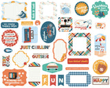 Echo Park Summer Break Ephemera Embellishments