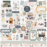 Carta Bella Coffee Shop Element Sticker Sheet