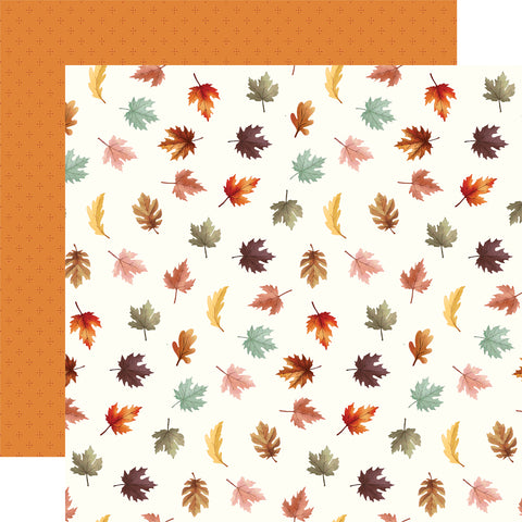 Carta Bella Harvest - Colorful Leaves Patterned Paper