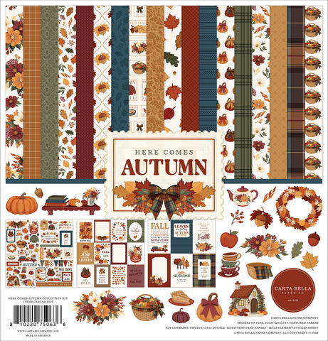 Carta Bella Here Comes Autumn 12x12 Collection Kit