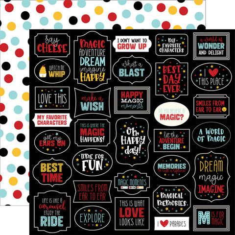 Echo Park A Magical Place Best Day Ever Patterned Paper