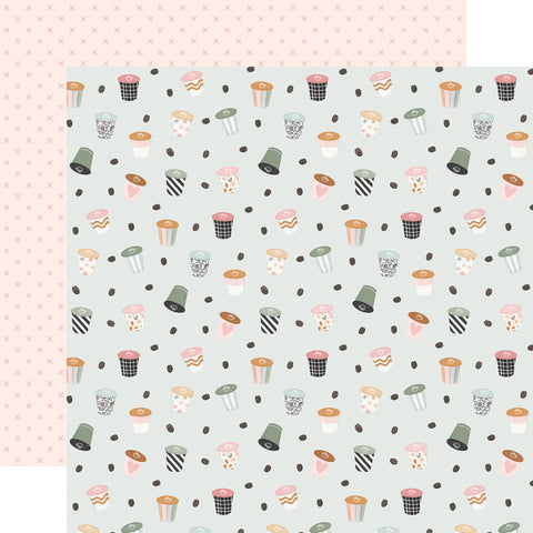 Carta Bella Coffee Shop Blends and Beans 12x12 Patterned Paper