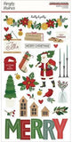 Simple Stories Hearth & Holiday 6x12 Chipboard Sticker Embellishments
