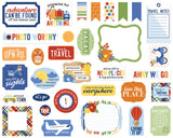 Echo Park Born To Travel Ephemera Embellishments