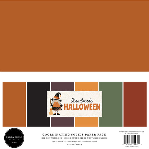 Carta Bella Coordinating 12x12 Solids Paper Pack