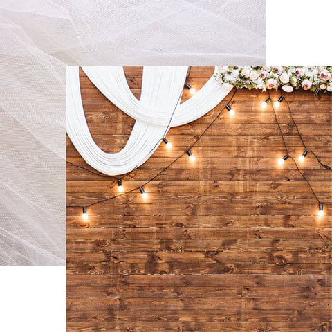 Reminisce Our Wedding Garland and Wood Patterned Paper