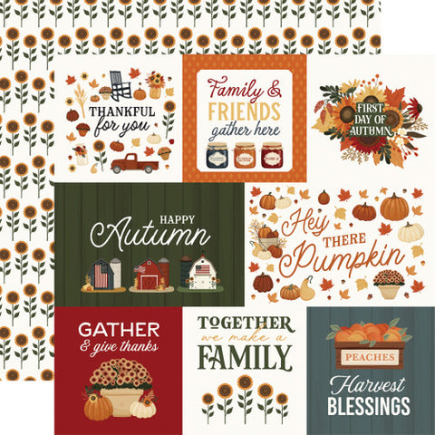 Carta Bella Americana Gather Journaling Cards 12x12 Patterned Paper