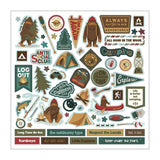 PhotoPlay Paper Camp Legend Element Sticker Sheet