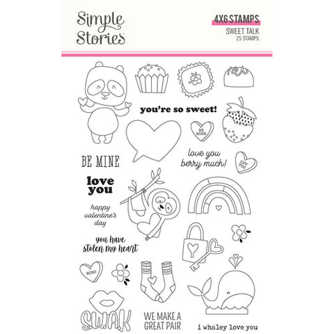 Simple Stories Sweet Talk Photopolymer Stamp Set