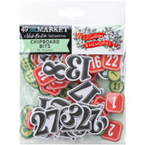 49 and Market Vicki Boutin Mistletoe & Memories Chipboard Bits Embellishments