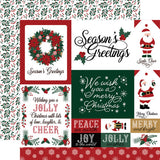 Echo Park Santa Claus Multi Journaling Cards 12x12 Patterned Paper