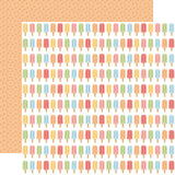 Echo Park Have A Great Summer Hot Day Popsicles 12x12 Patterned Paper