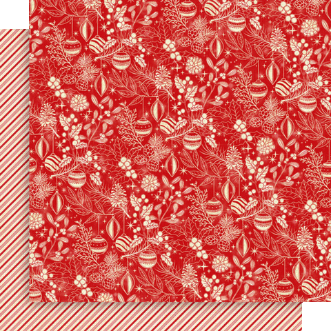 Graphic 45 Merry & Bright Warmth & Good Cheer Patterned 12x12 Paper