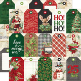 Simple Stories Simple Vintage Believe Tag Elements Patterned Paper