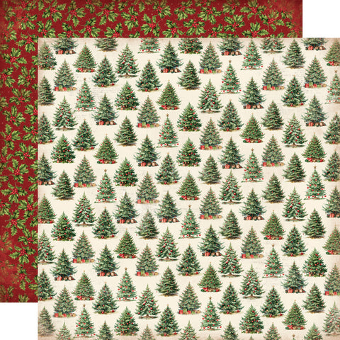 Simple Stories Simple Vintage Believe Waiting for Santa Patterned Paper