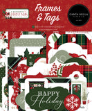 Carta Bella A Wonderful Christmas Frames & Tags Embellishments