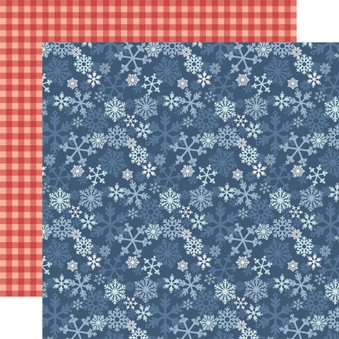Echo Park Chilling with my Snowmies Feeling Frosty Snowflakes Patterned Paper