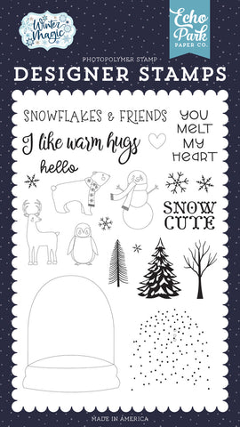 Echo Park Winter Magic You Melt My Heart Stamp Set