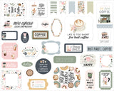Carta Bella Coffee Shop Ephemera Embellishments